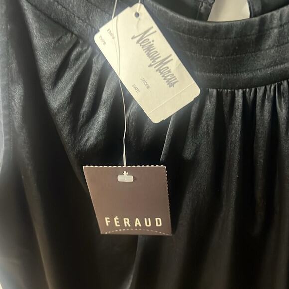 NWT LOUIS FERAUD BLACK SILK BLEND TOP SIZE 40 US M - Picture 4 of 6
